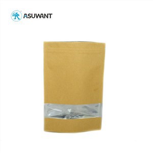 Atskaičius maisto riešutų pakuotės „Kraft doypack“ maišelių popieriniai maišeliai su skaidriu langu