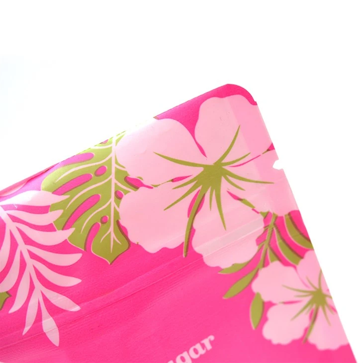 Heat Seal Mylar Plastic Packaging Empty Tea Bags Ziplock Foil Stand Up Pouch