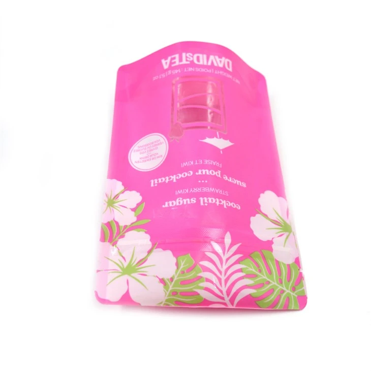 Heat Seal Mylar Plastic Packaging Empty Tea Bags Ziplock Foil Stand Up Pouch