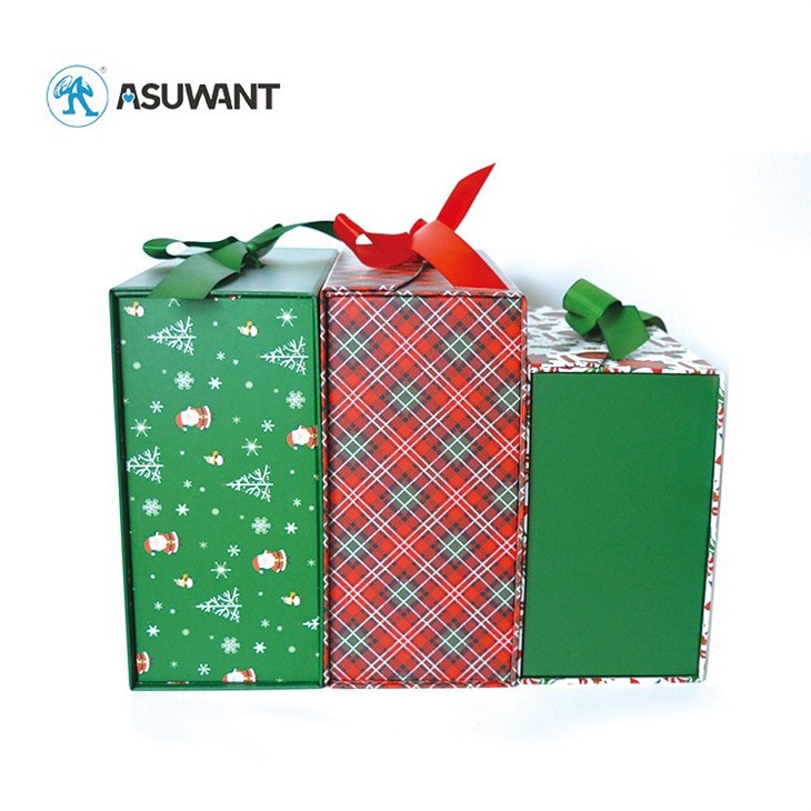 Color Paper Christmas Gift Ribbon Cardboard Boxes best