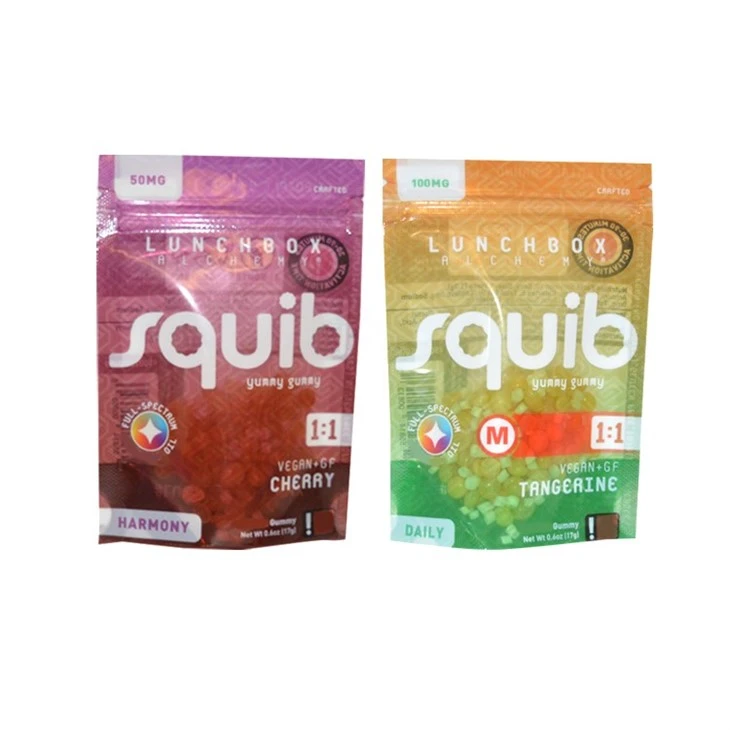 Custom Cali Cookies Packs Stand Up Packaging Pouches Customise Bags With Zipper Window