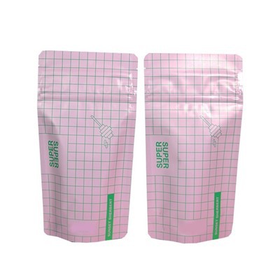 Plastikinis pakartotinai užtrauktukų maišelių išėjimo išėjimo valgomieji pakuotės kvapas, įrodantys saldainių gumulus 3,5 g „Mylar“ krepšiai, pritaikyti